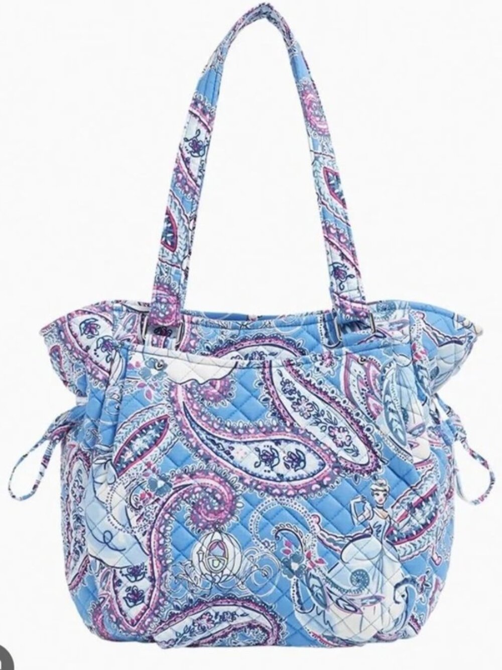 Vera Bradley Disney Cinderella Paisley Glenna Satchel-Great Deal price firm